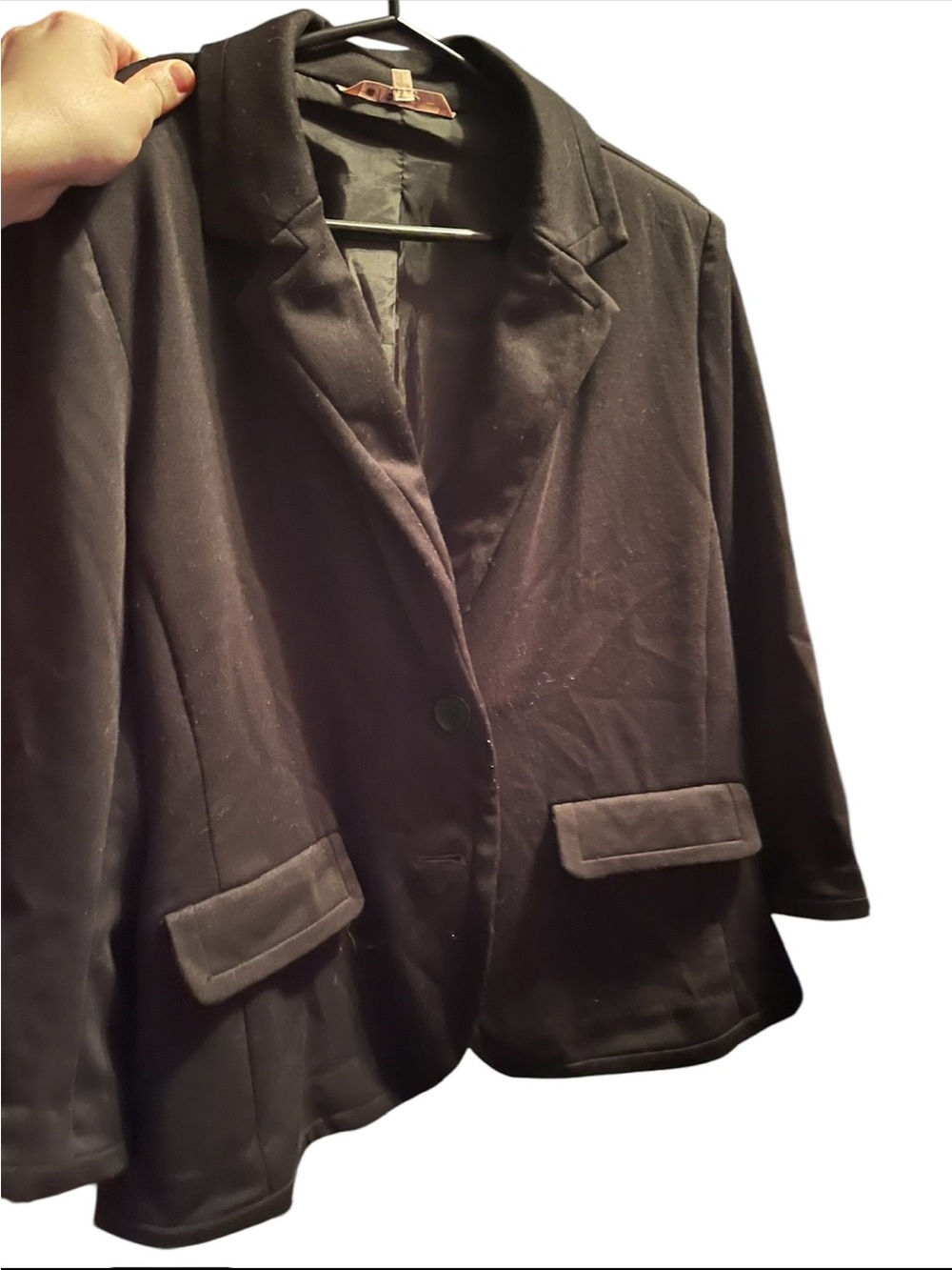 Cleo Black Women's Blazer Jacket - Classic Single-Button